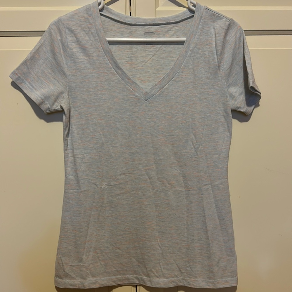Old navy blue/orange women’s v-neck